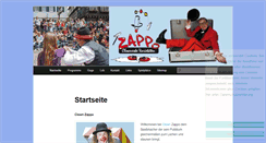 Desktop Screenshot of clown-zappo.de